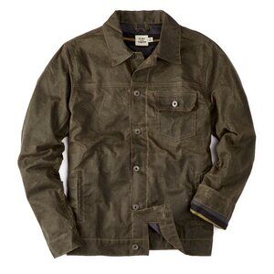 Huckberry Flint Tinder Flannel-Lined Trucker Jacket Forest XL New Never Worn